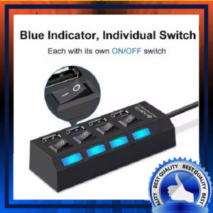 USB Hub 4 Port On Off Kabel USB 4In1 7 Port Usb 7in1 Usb Swith On Off