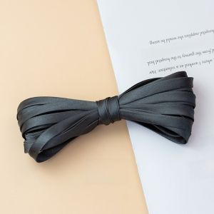 INVADER 1CM Sateen Edge Sewing Ribbon Cord Rope Fabric 10MM Width 4-Fold Iron Free Bias Tape Durable 5M Cheongsam Piping Trim For Clothes