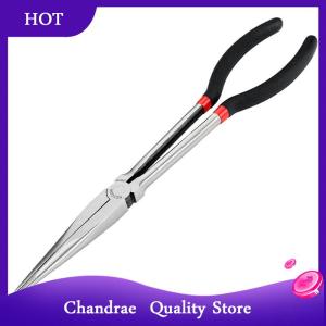 [Chandrae] Multifunctional Fishing Pliers Curve Straight Long Handle Carbon Steel Gripper