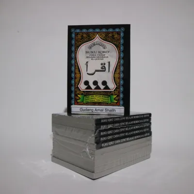 Buku IQRO Bendel Kecil Kertas Koran - ISI 10 PCS RINIAGA