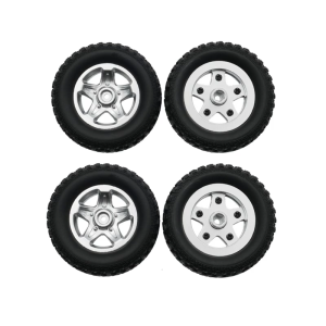 Set Of 4 Car Tire Set Modification Part to Improve Stability Compatibility Remote Control Car Accessory MN82/82S/LC79