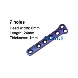 GREATLH Veterinary T-shaped Titanium Plate T Bone Plate Small Animal Orthopedic Surgical Plates Orthopedics Instrument