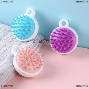 [COD] ZHONGYI0 Silicone Massage Comb Gentle And Flexible Head Massage Comb Innovative Anti-Dandruff Brush Hair Salon Tools Cleaning Brush