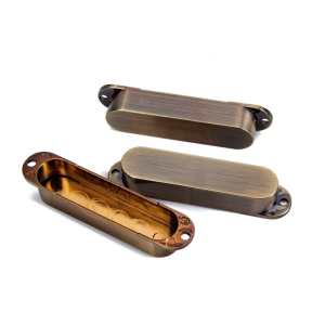 Easyly Install Guitar Neck Pickup Cover Bridge and Neck Pickup Cover Case for Single Coil Pickups Noise Dampening