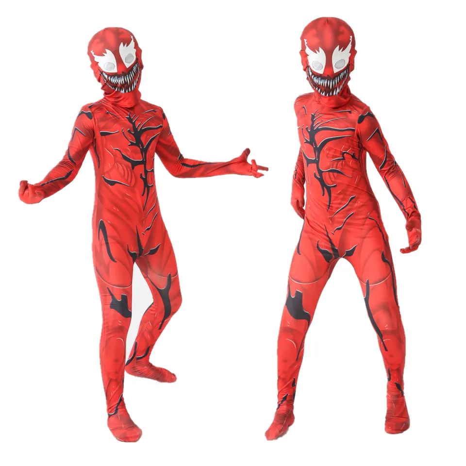 Superhero Venom Carnage Spider-man Kids Boys Halloween Cosplay