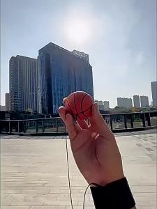 Wrist elastic ball with rope swing ball for children hand-thrown rebound ball for exercising reaction skills a boredom buster for the elderly