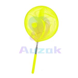 AUK Children Butterfly Catch Net Stainless Steel Telescopic Fishing Net Colorful Nets