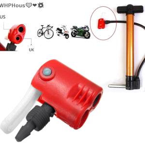 WP💓💛💖 Bicycle bike cycle tyre tube replacement dual head air pump adapter valve