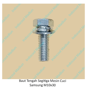 BTSS10 BAUT TENGAH AS SPIDER SEGITIGA MESIN CUCI SAMSUNG M10X30