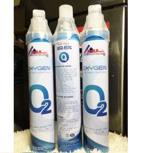 Bình oxy mini cầm tay dung tích 10 lít khí o2 tinh khiết