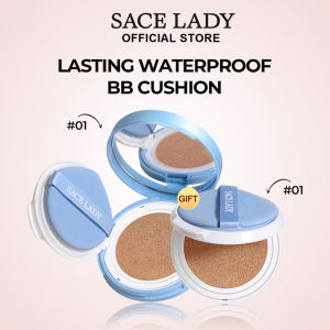 SACE LADY Air Cushion BB Cream 2PCS Set Natural Long-lasting Waterproof Brighten Cushion With Refill Kit SPF 50+ Cosmetics