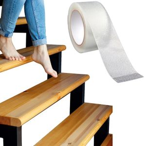 5M Transparent Anti Slip Tape Waterproof Non-Slip Traction Grip Tape to Tubs Boats Stairs Clear Soft Comfortable For Bare Feet