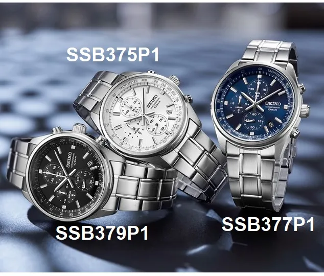 Seiko discount chronograph ssb377p1