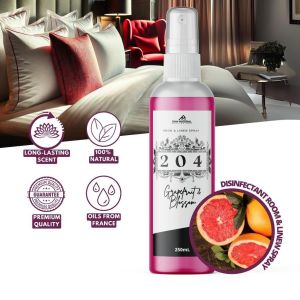 Aromique 204 GRAPEFRUIT & BLOSSOM Disinfectant Room and Linen Disinfectant Spray Home Scents