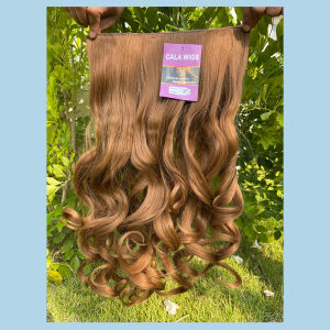 แฮร์พีช hairpiece แฮร์พีช calawigs ชิ้นหนาพิเศษไหมด้านเหมือนผมจริง แฮร์พีชลอนยาวกว้าง รหัส 777 กว้าง28cm ยาว60cm