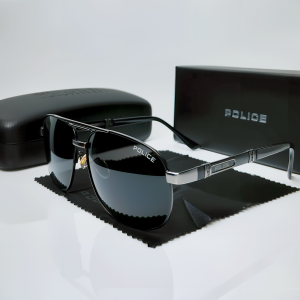 Fashion Polarized Sunglasses with Original Box/Metal Frame Mens Aviator Sunglasses Outdoor HD Driving Glasses UV Protection