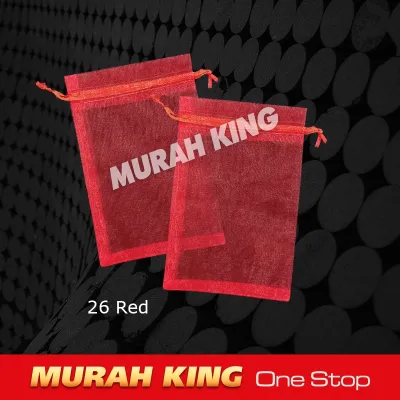 20pcs ORGANZA POUCH Uncang Bag Organza Mesh Bag Drawstring Wedding Party Pouches Jewelry Candy Packaging Favour Birthday