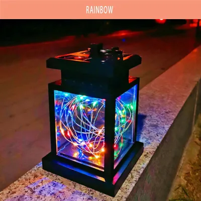 MINIMALISTIC 💥 Solar Powered Lantern Outdoor LED Solar Light IP44 Waterproof Hanging Lantern Landscape Home Outdoor