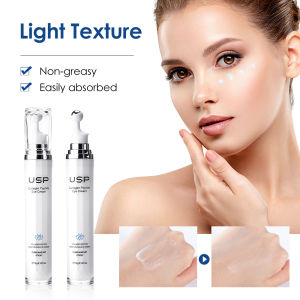 Dearbeauty Collagen Peptide Eye Cream Stay Up All Night Anti-Wrinkle Firming Eye Skin Roller Massage Reduce Dark Circles Eye Bags and Fine Lines Remove Fat Granule 15g
