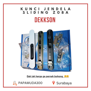 Kunci Jendela Sliding Kunci Jendela Geser Dekson Dekkson KS Z08 A