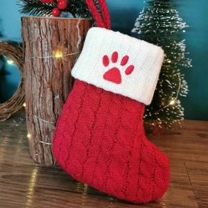Christmas Boots Letters Christmas Stocking New Knitting Christmas Tree Pendant Decorations SnowflakeChristmas Socks h2609