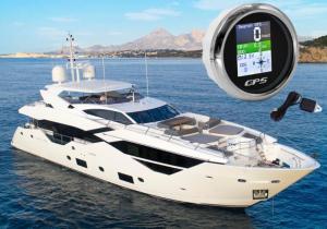 85mm GPS Speedometer Adjustable 3 Units【Km/h mph Knot 】With GPS Antenna For Boat Car Motor Yacht TFT Screen Waterproof Odometer Trip ODO COG Voltmeter For Motorcycle Boat Car