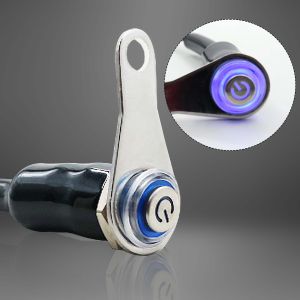 LED Hazard Waterproof for Motorcycle Momentary Emergency Hazard Push Toggle Button