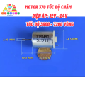 Động cơ motor bơm nước tủ lạnh 370 tốc độ chậm chạy êm 12V - 24V tốc độ 2600-5400 rpm - LK0032.
