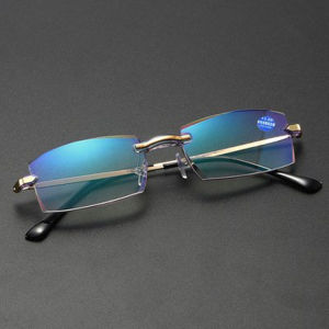 กรอบและแว่นตา ขอบโลหะ แว่นตาอ่านหนังสือแฟชั่นน้ำหนักเบาเป็นพิเศษ
