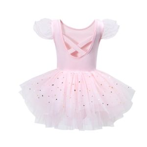 ZFZDR0LH Mềm mại Váy tutu ballet cho bé gái Dây đeo chéo Đầm sequin Trang phục biểu diễn ballet Chuyên nghiệp Trang phục khiêu vũ Váy ballet cho trẻ em Thể dục dụng cụ