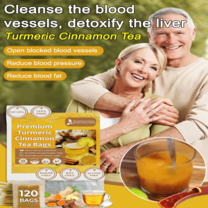 🌹Open Blocked Blood Vessels[Turmeric Cinnamon Tea]Sugar-Free Warm Body Cold-Dispelling And Dampness-Removing Tea/100% Pure Turmeric Root Powder Cinnamon Powder Herbal Healthy Tea Concentrat