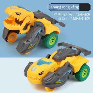 Xe Khủng Long Chạy Đà Biến Hình Cho Bé – Đồ Chơi Xe Biến Hình Thông Minh Vui Nhộn Cho Bé Trai Bé Gái