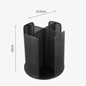 Cup Storage Rack 360° Rotatable Cup and Lid Holder Dispenser Organizer for Home Kitchen Restaurant Bar