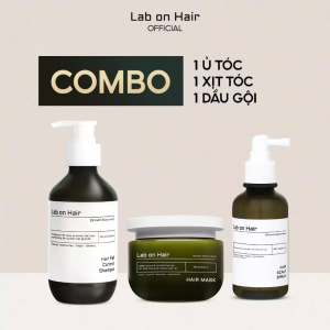 Combo xịt mọc tóc+ dầu gội gừng + kem ủ tóc 160ml+300ml+250ml hỗ trợ cải thiện tình trạng gãy rụng dưỡng tóc
