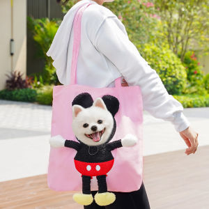 Cat bag crossbodybag adjustable large-capacity shoulder bag cat tote bag portable travel bag for pets