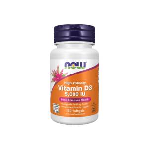 Now Vitamin D3 5000IU - Hỗ trợ miễn dịch và chăm sóc xương khỏe