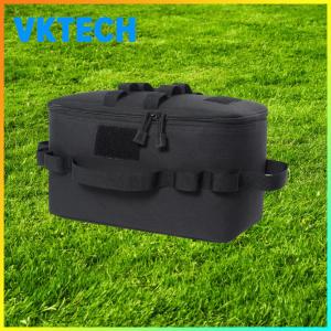 Vktech Gas Stove Canister Pot Carry Bags Multifunctional Pouch Picnic Bag 600D Oxford Pouch Storage Bag for Hiking Camping