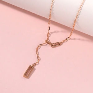 Chow Sang Sang Minty Collection 18K Rose Gold Necklace 92505N