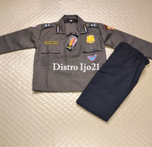 PROFESI ANAK POLISI CARNAVAL AGUSTUSSAN STELAN ANAK POCIL KOMPLIT MURAH SERAGAM ANAK POLISI