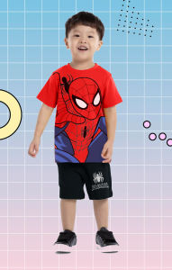 Setelan anak laki laki Amazing Spiderman Size 2-10 Tahun / baju anak / baju murah / COD