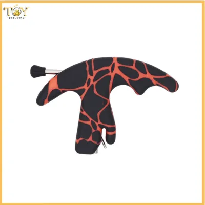 [deveodo] Archery Compound Release Aid Finger Protect Pull Effortlessly Accessory Three-Finger Archery Grip Dispenser for Arrow Archery Compound Release