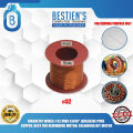 MAGNETIC WIRES #32 AWG 0.008", QUALILINE PURE COPPER, BEST FOR REWINDING MOTOR, SOLDERING DIY MOTOR. 