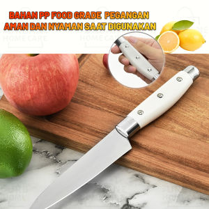 Pisau Dapur Stainless Steel Kitche 7 INCH Pisau Buah Berkualitas