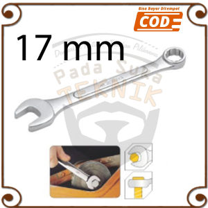 Kunci Ring Pas Kombinasi Buka Baut Mur 17mm VENUS PRO F24 Combination Spanner Wrench