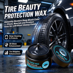 High Gloss Tire Shine Tyre Polish Long Lasting UV Protection Waterproof Non Greasy Car Tire Dressing Black Rubber Care