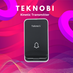 Teknobi Bel Rumah Wireless Termometer Ruangan K17 Kinetik Tanpa Baterai