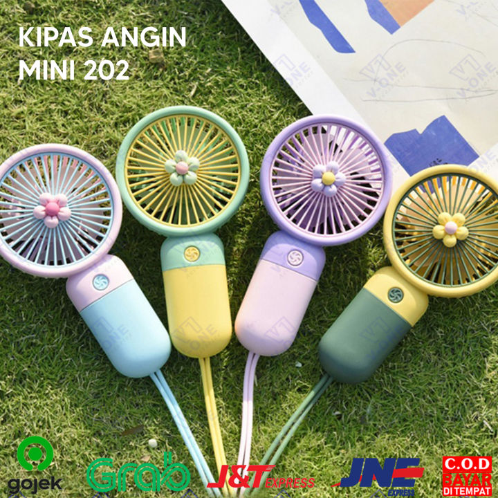 KIPAS ANGIN MINI PORTABLE RECHAREABLE KIPAS FAN MINI 202