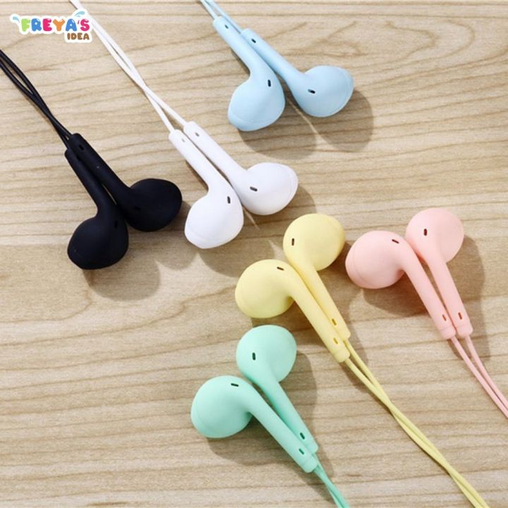 FR-C394 Headset Macaron Matte Color U19 Hifi / Handsfree Mate Colorfull Earphone Hifi Extra Bass / Hansfree Stereo U19 Warna Warni