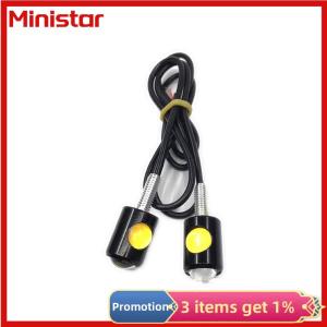 Ministar Creative Motorcycle Signal Lamp License Plate Light LED Bulb Eye Shape Turn Indicator Super Bright Easy Installation