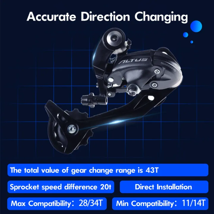 RD Sepeda 7 8 9 Speed Transmisi Gigi Gear Belakang Sepeda Lipat, Mtb ...
